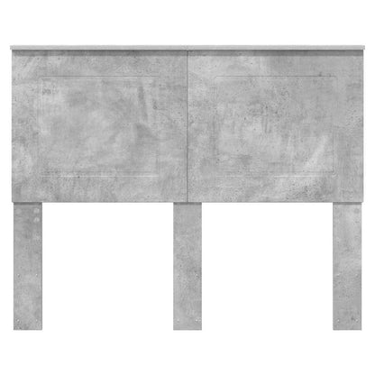 Testiera con testiera Grigio cemento 135 cm Legno multistrato