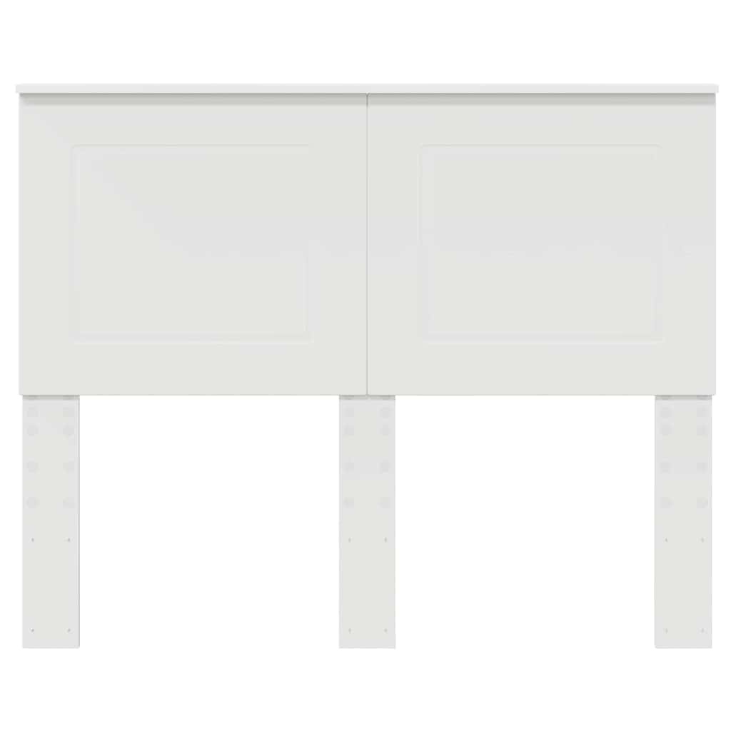 Testiera con testiera Bianco 120 cm Legno multistrato