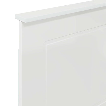 Testiera con testiera Bianco Lucido 100 cm Legno multistrato