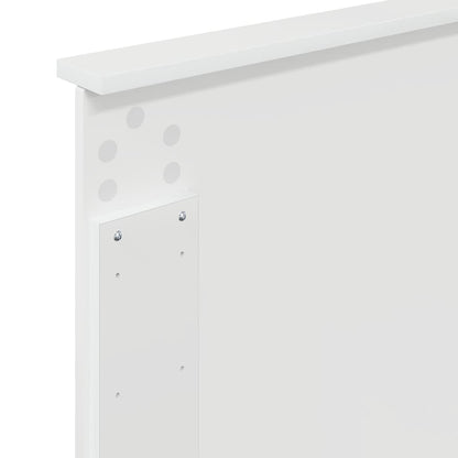 Testiera con testiera Bianco Lucido 100 cm Legno multistrato