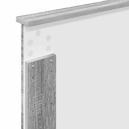 Testiera con testiera Grigio Sonoma 100 cm Legno multistrato