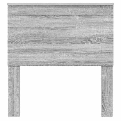 Testiera con testiera Grigio Sonoma 100 cm Legno multistrato