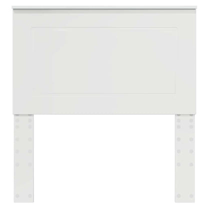 Testiera con testiera Bianco Lucido 80 cm Legno multistrato