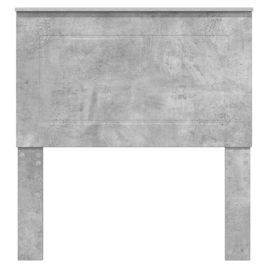 Testiera con testiera Grigio cemento 75 cm Legno multistrato