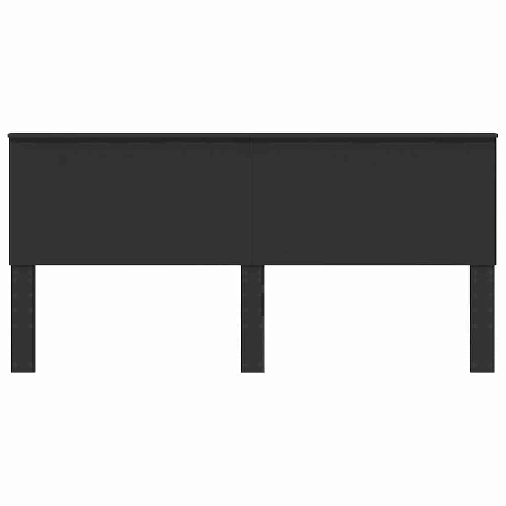 Testiera con testiera Rovere Nero 200 cm Legno multistrato