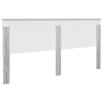 Testiera con testiera Grigio Sonoma 200 cm Legno multistrato