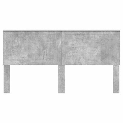 Testiera con testiera Grigio cemento 180 cm Legno multistrato