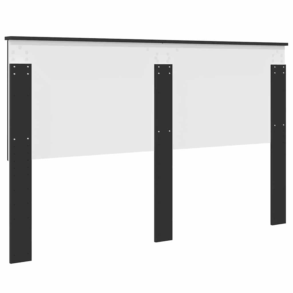 Testiera con testiera Rovere Nero 160 cm Legno multistrato