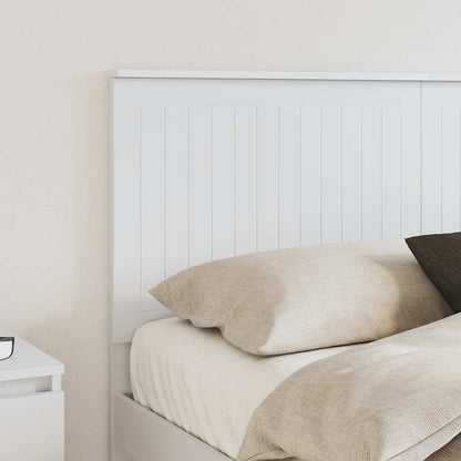 Testiera con testiera Bianco 150 cm Legno multistrato