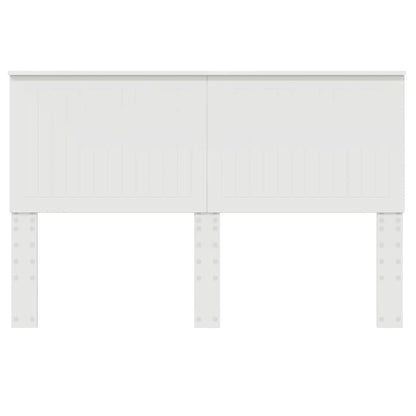 Testiera con testiera Bianco 150 cm Legno multistrato