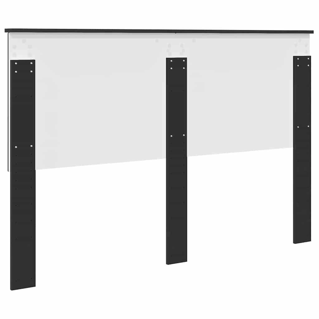 Testiera con testiera Rovere Nero 150 cm Legno multistrato