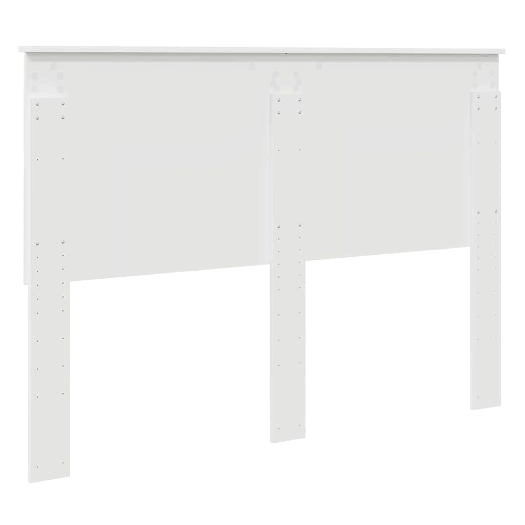 Testiera con testiera Bianco 140 cm Legno multistrato