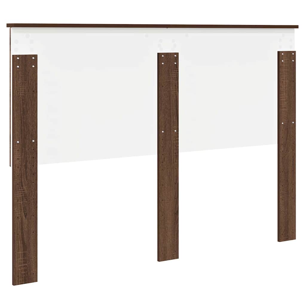 Testiera con testiera Rovere Marrone 140 cm Legno multistrato