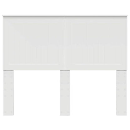 Testiera con testiera Bianco 135 cm Legno multistrato