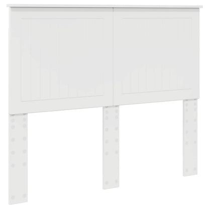 Testiera con testiera Bianco Lucido 135 cm Legno multistrato