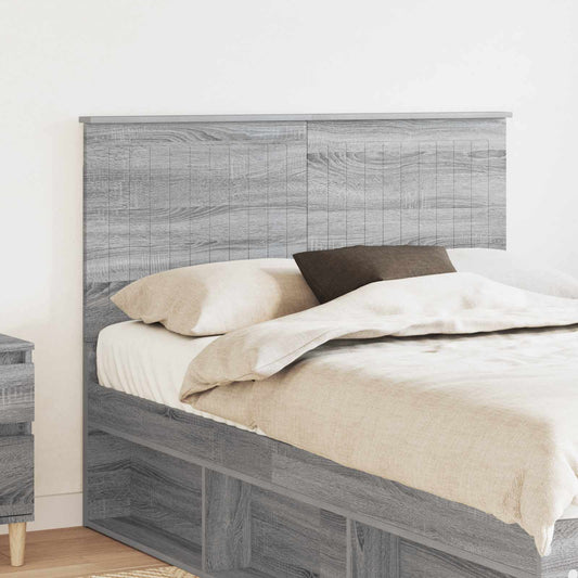 Testiera con testiera Grigio Sonoma 135 cm Legno multistrato | homemem39