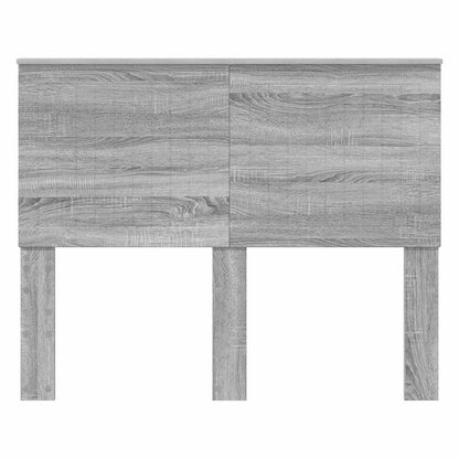 Testiera con testiera Grigio Sonoma 135 cm Legno multistrato