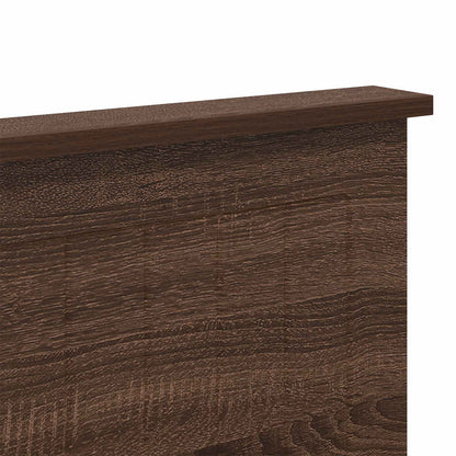 Testiera con testiera Rovere Marrone 135 cm Legno multistrato