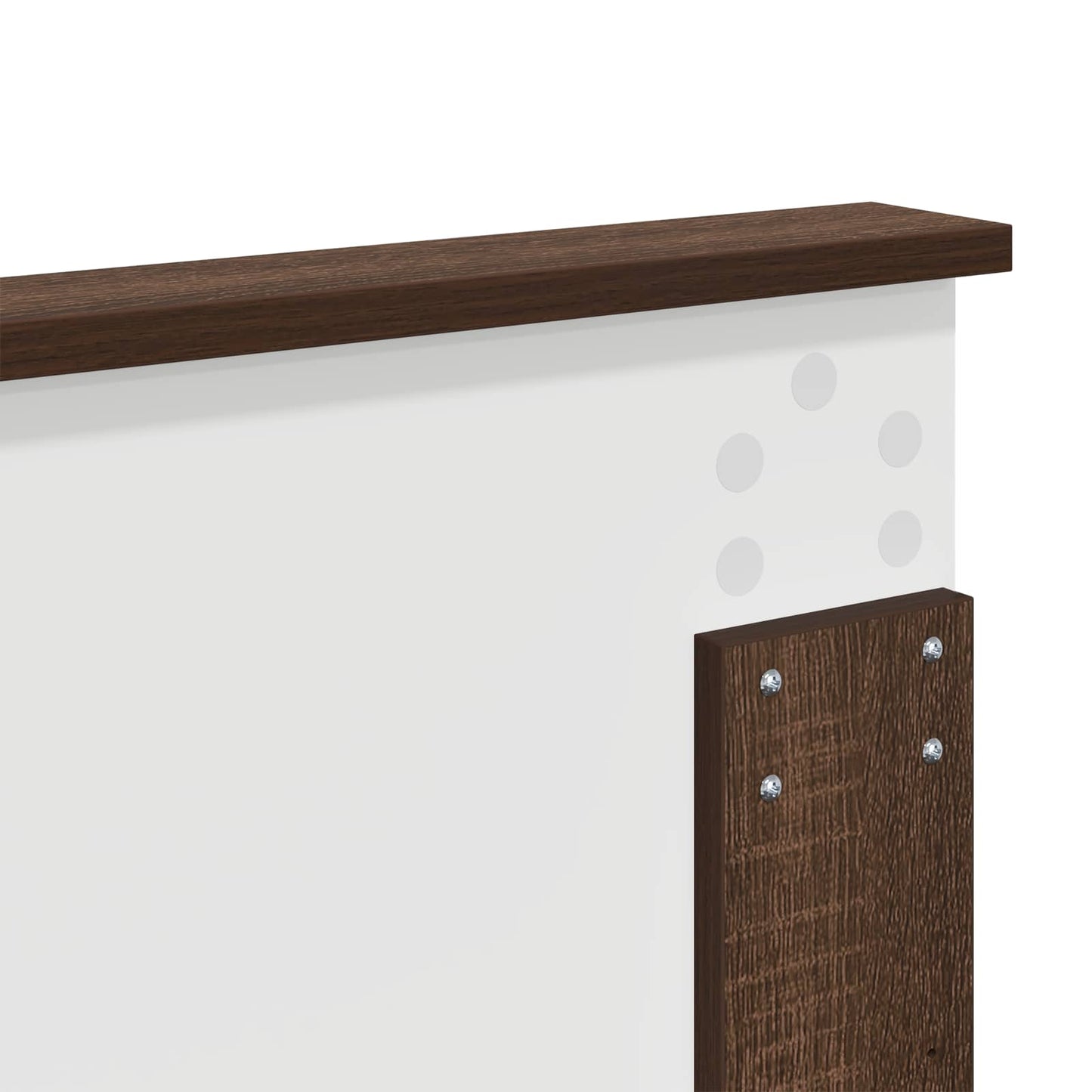Testiera con testiera Rovere Marrone 135 cm Legno multistrato
