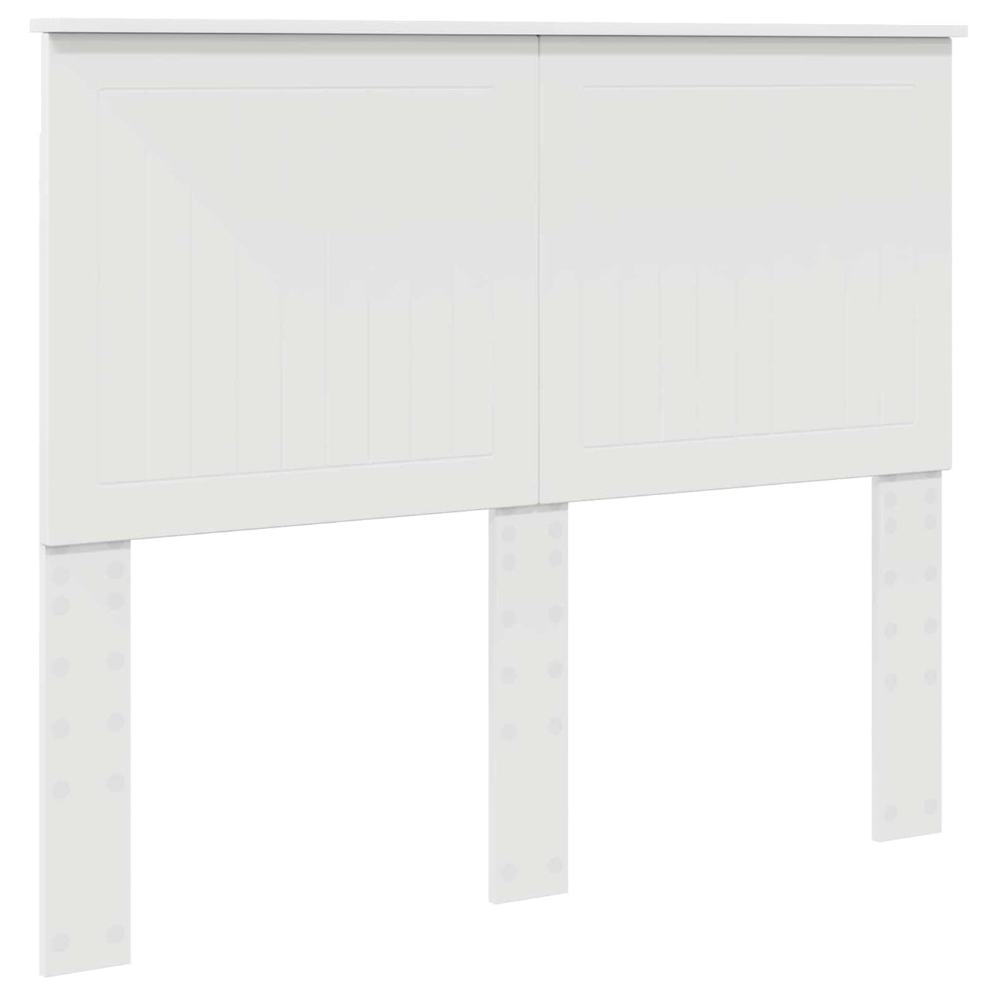 Testiera con testiera Bianco 120 cm Legno multistrato