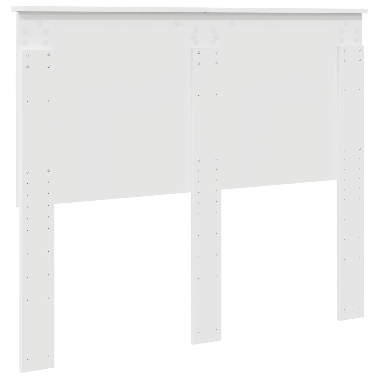 Testiera con testiera Bianco 120 cm Legno multistrato