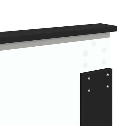 Testiera con testiera Rovere Nero 120 cm Legno multistrato