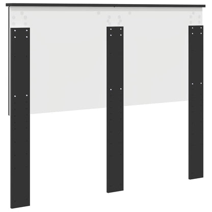 Testiera con testiera Rovere Nero 120 cm Legno multistrato