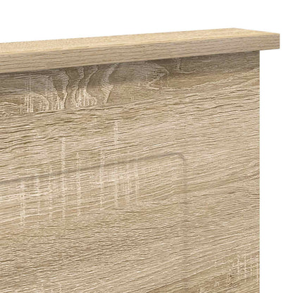 Testiera con testiera Rovere Sonoma 120 cm Legno multistrato