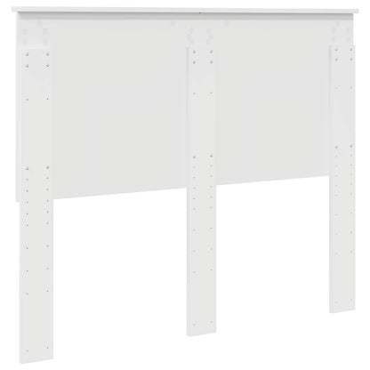 Testiera con testiera Bianco Lucido 120 cm Legno multistrato