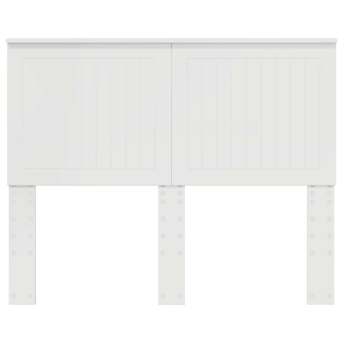 Testiera con testiera Bianco Lucido 120 cm Legno multistrato
