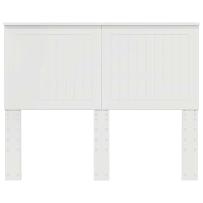 Testiera con testiera Bianco Lucido 120 cm Legno multistrato