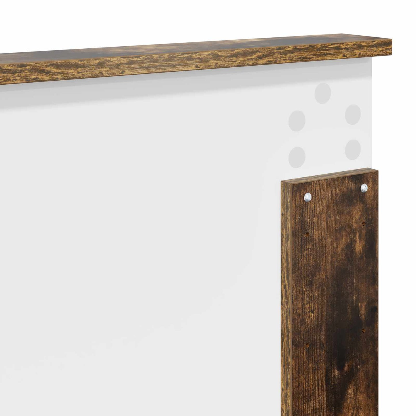 Testiera con testiera Rovere fumé 120 cm Legno multistrato