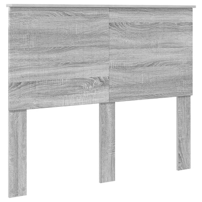 Testiera con testiera Grigio Sonoma 120 cm Legno multistrato