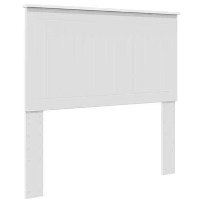 Testiera con testiera Bianco 100 cm Legno multistrato