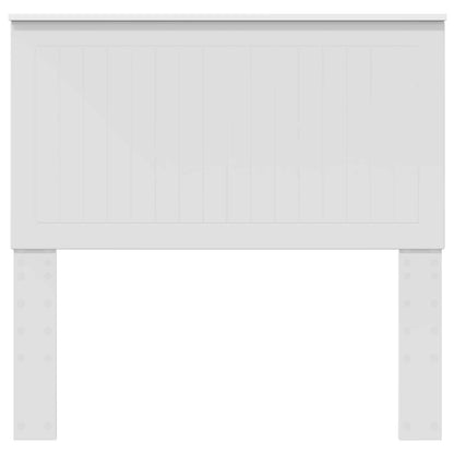 Testiera con testiera Bianco 100 cm Legno multistrato