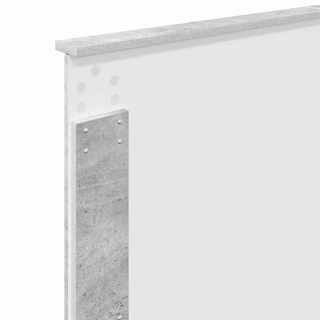 Testiera con testiera Grigio cemento 100 cm Legno multistrato