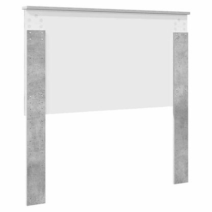 Testiera con testiera Grigio cemento 100 cm Legno multistrato