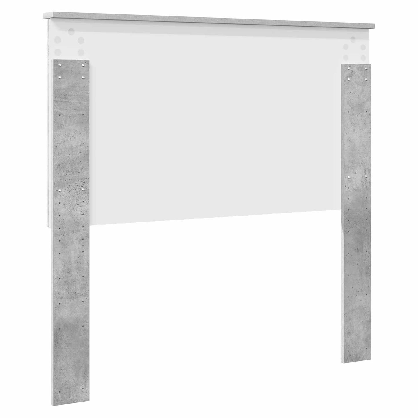 Testiera con testiera Grigio cemento 100 cm Legno multistrato | homemem39