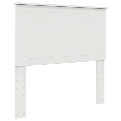 Testiera con testiera Bianco Lucido 100 cm Legno multistrato