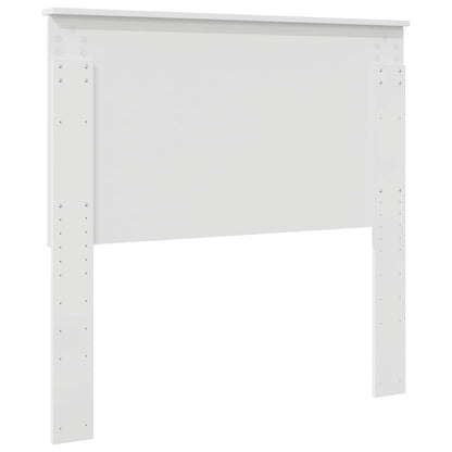 Testiera con testiera Bianco Lucido 100 cm Legno multistrato