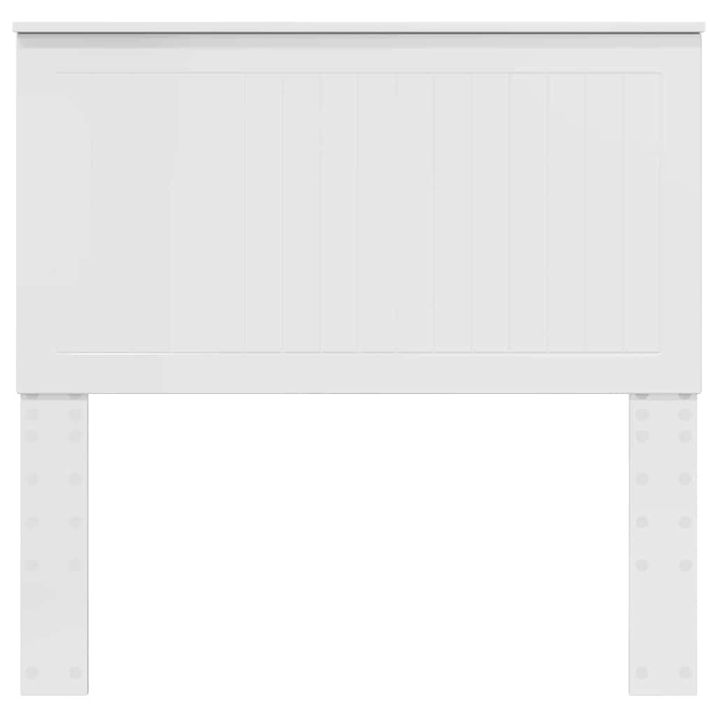 Testiera con testiera Bianco Lucido 100 cm Legno multistrato