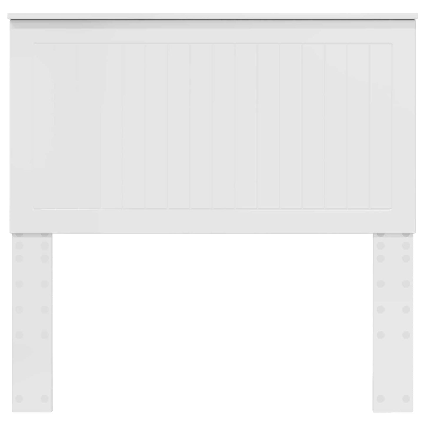 Testiera con testiera Bianco Lucido 100 cm Legno multistrato