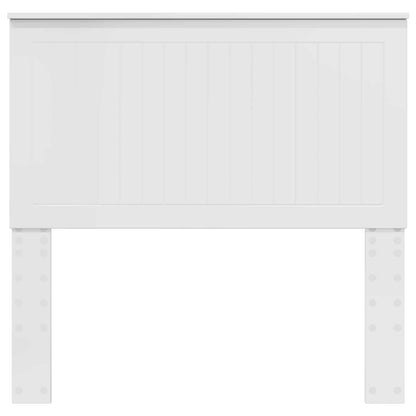 Testiera con testiera Bianco Lucido 100 cm Legno multistrato