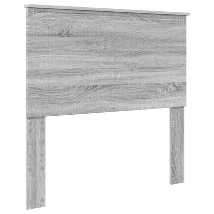 Testiera con testiera Grigio Sonoma 100 cm Legno multistrato
