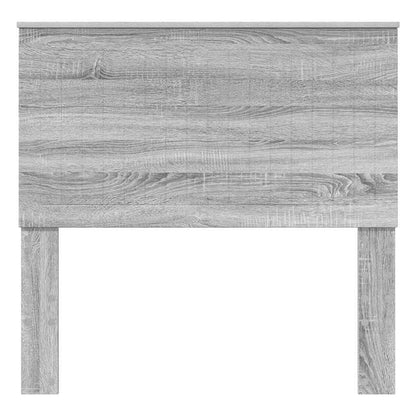 Testiera con testiera Grigio Sonoma 100 cm Legno multistrato