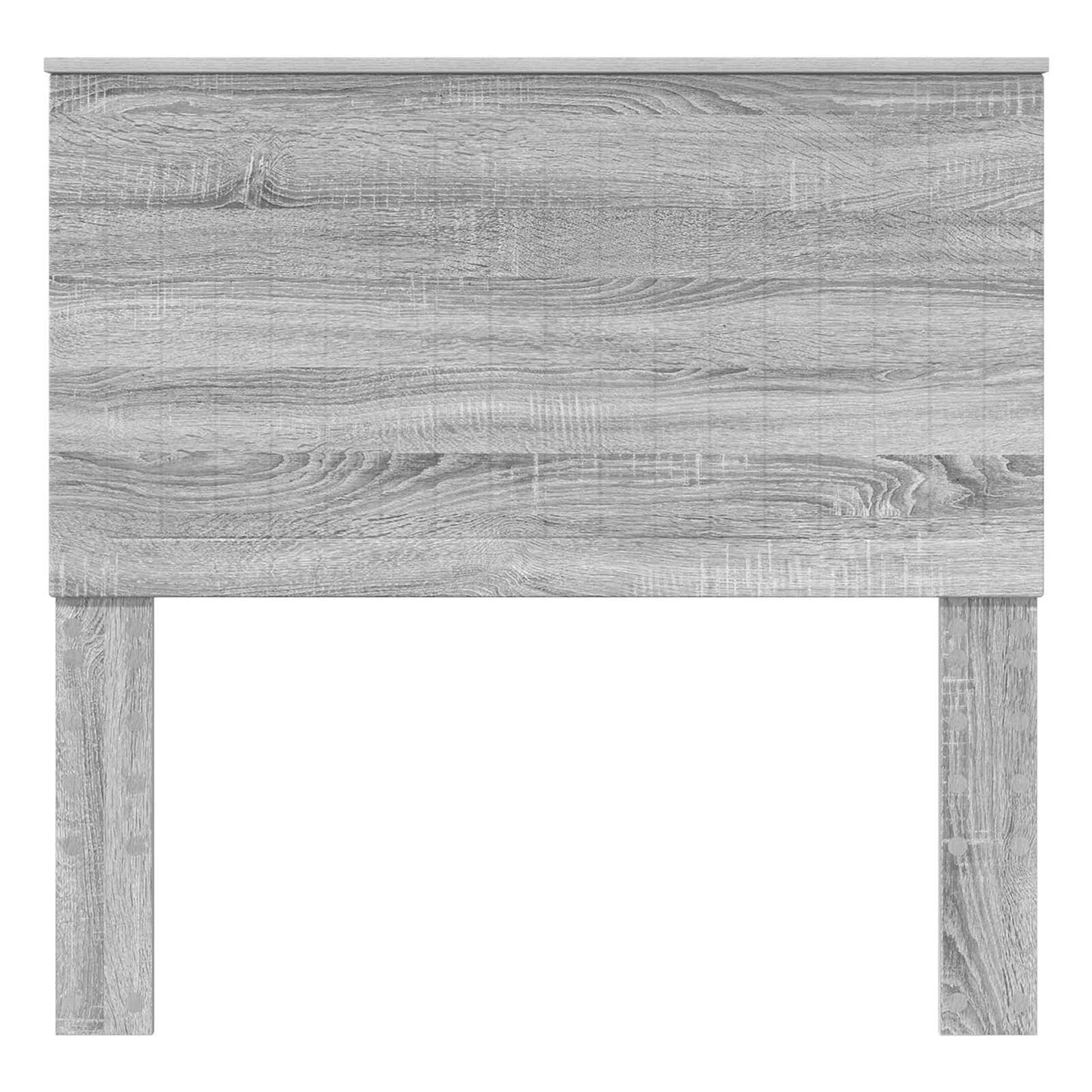 Testiera con testiera Grigio Sonoma 100 cm Legno multistrato