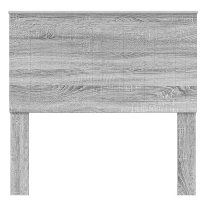 Testiera con testiera Grigio Sonoma 100 cm Legno multistrato