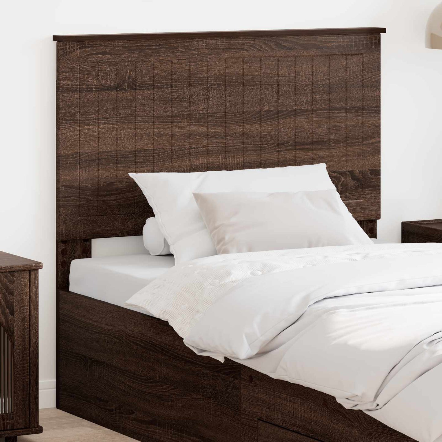 Testiera con testiera Rovere Marrone 100 cm Legno multistrato