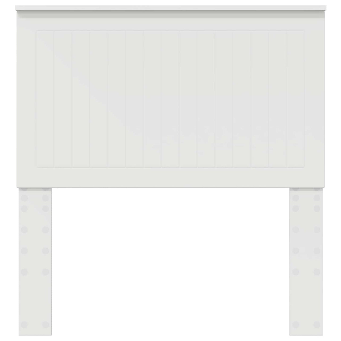 Testiera con testiera Bianco 90 cm Legno multistrato