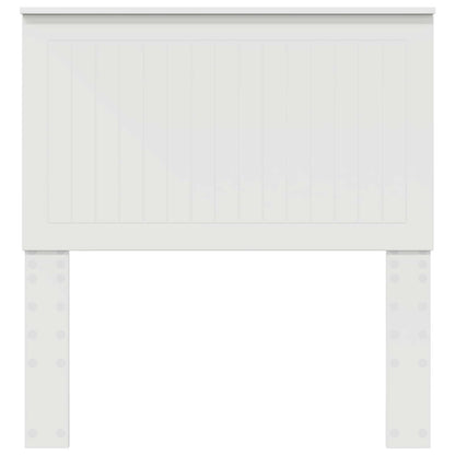 Testiera con testiera Bianco 90 cm Legno multistrato